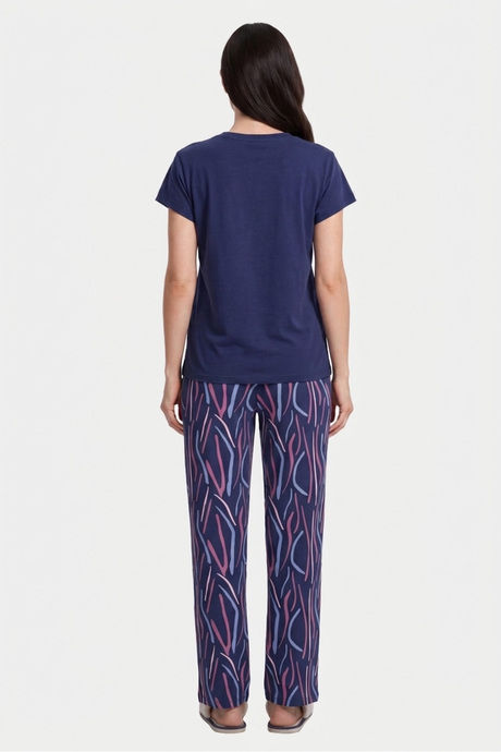 Sweet Dreams Graphic Printed Pyjama Set - Iconic Navy — image 2
